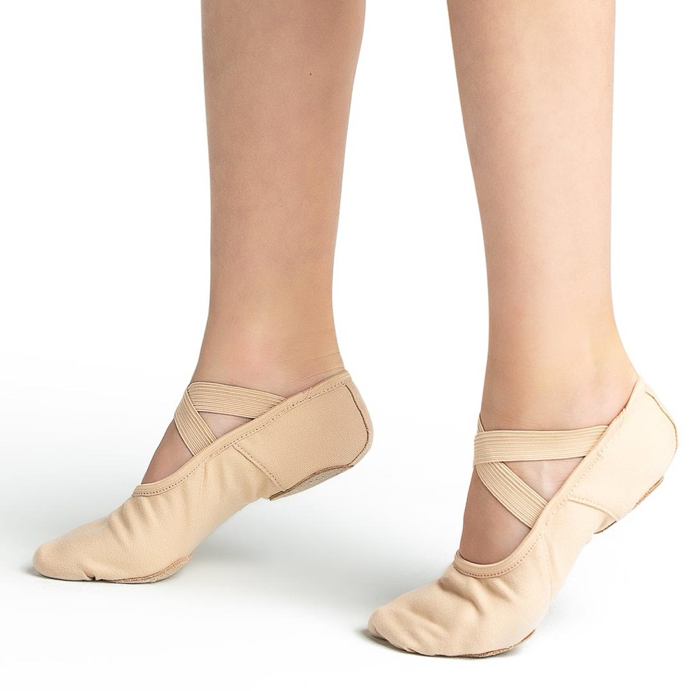 BRAND NEW! Capezio Hanami® Canvas Ballet Shoe - Child Sz. 9.5W - Light Pink